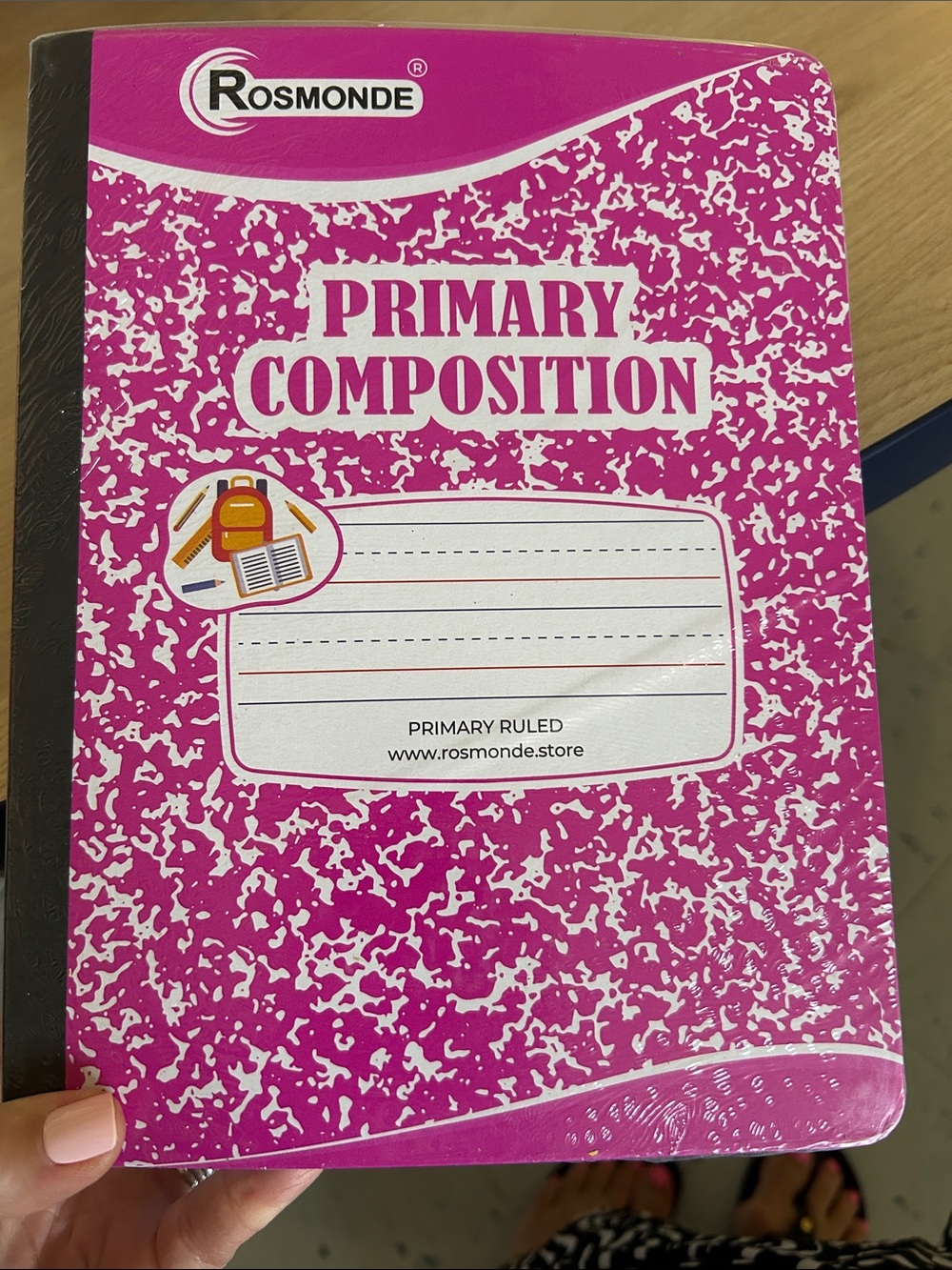 Set of 5 Primary Composition Notebook brand new
